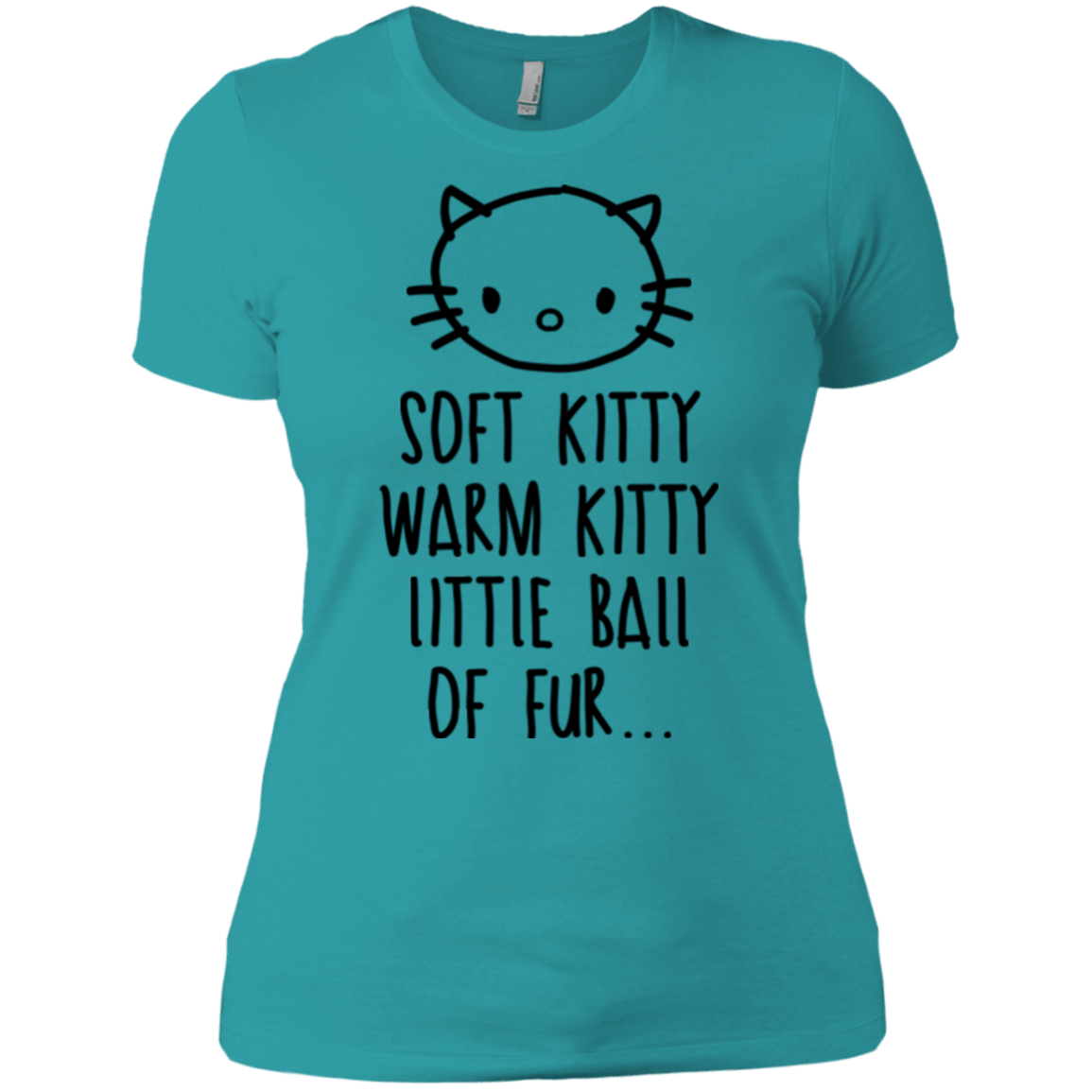 T-Shirts Tahiti Blue / X-Small Weird Kitty Women's Premium T-Shirt