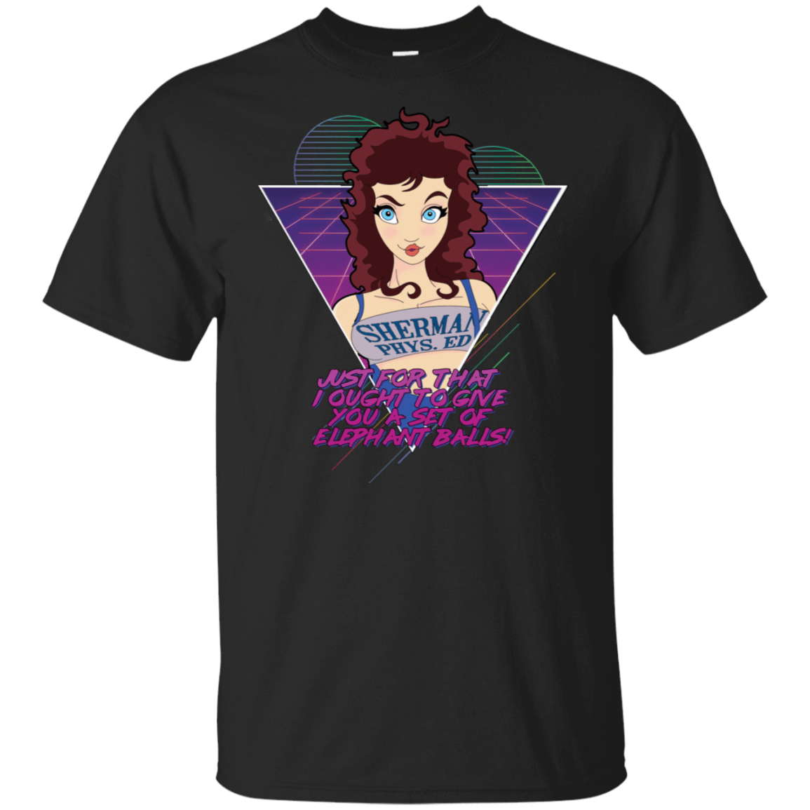 T-Shirts Black / S Weird Science Elephant Balls T-Shirt