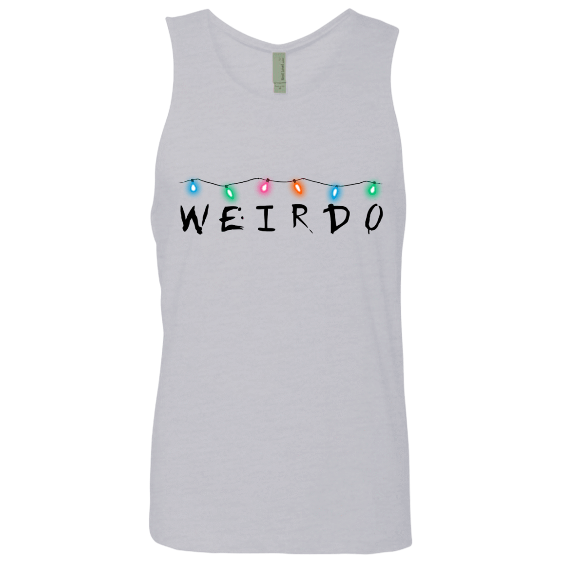 T-Shirts Heather Grey / Small Weirdo Men's Premium Tank Top