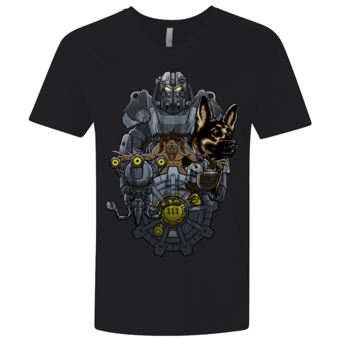 T-Shirts Black / X-Small Welcome home Men's Premium V-Neck