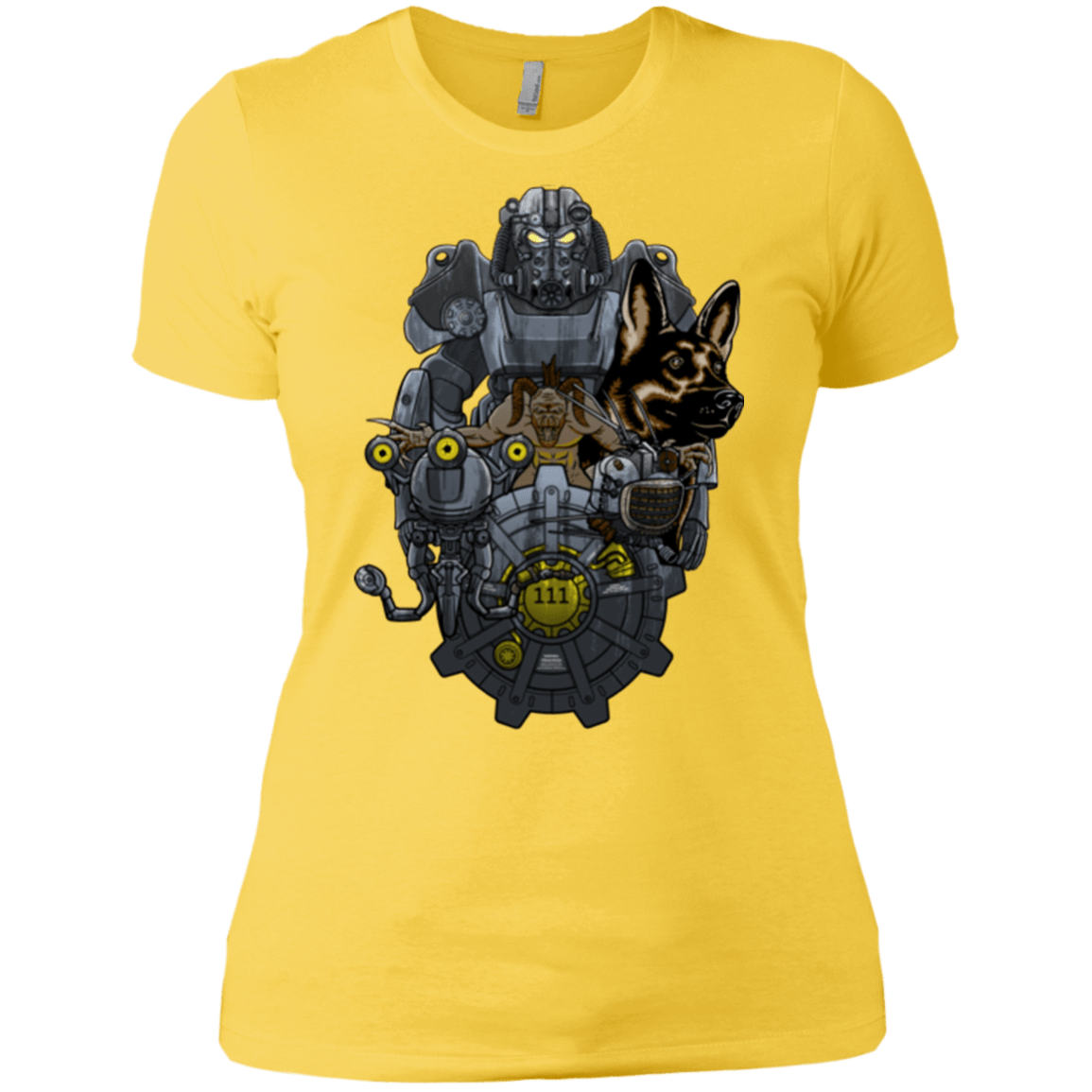 T-Shirts Vibrant Yellow / X-Small Welcome home Women's Premium T-Shirt