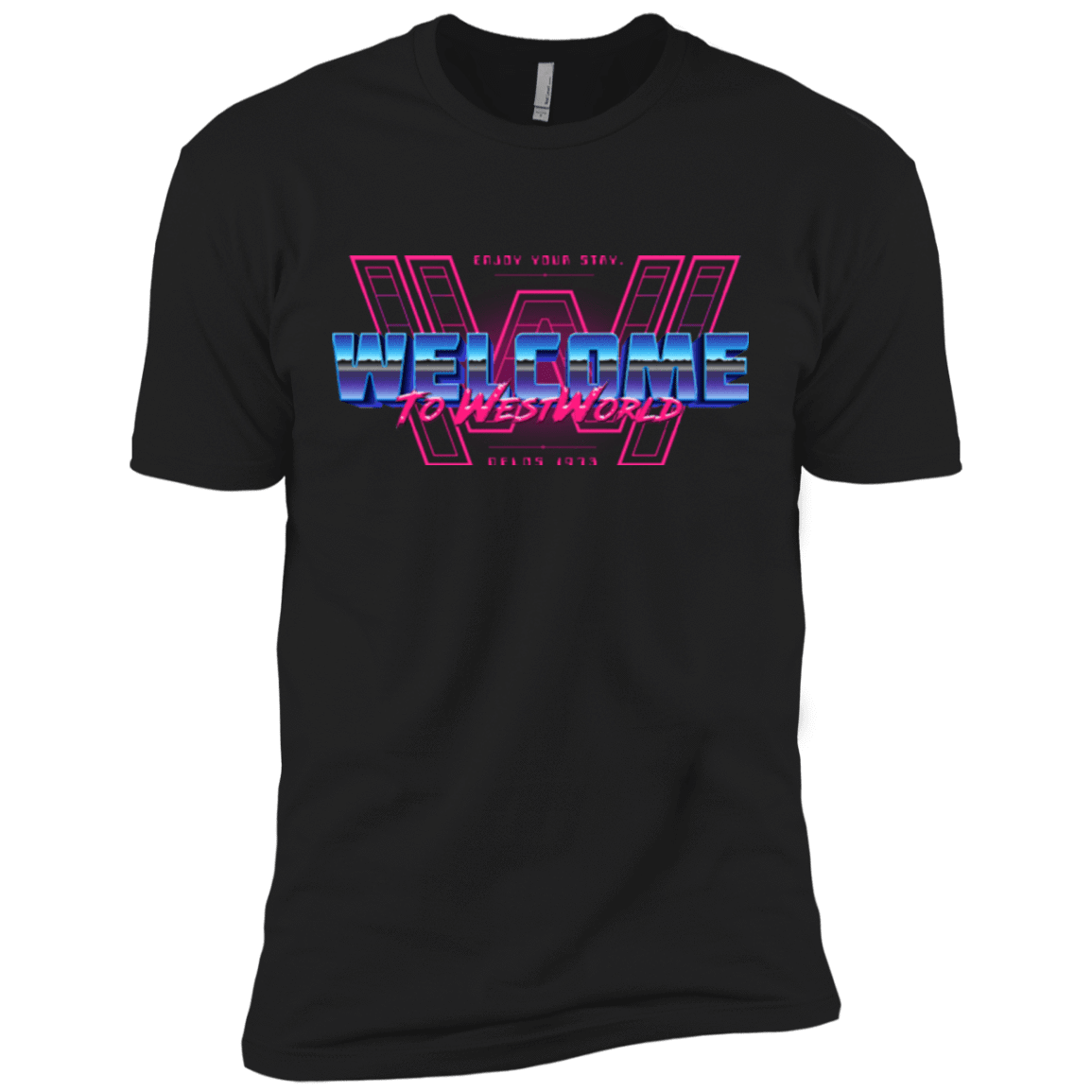 T-Shirts Black / X-Small Welcome Men's Premium T-Shirt