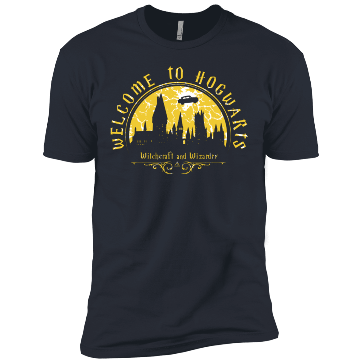 T-Shirts Indigo / X-Small Welcome to Hogwarts Men's Premium T-Shirt