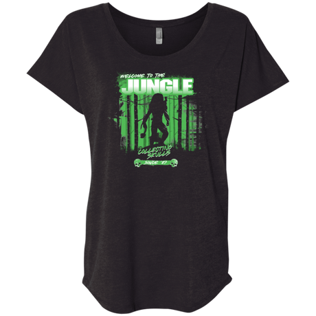T-Shirts Vintage Black / X-Small Welcome to Jungle Triblend Dolman Sleeve