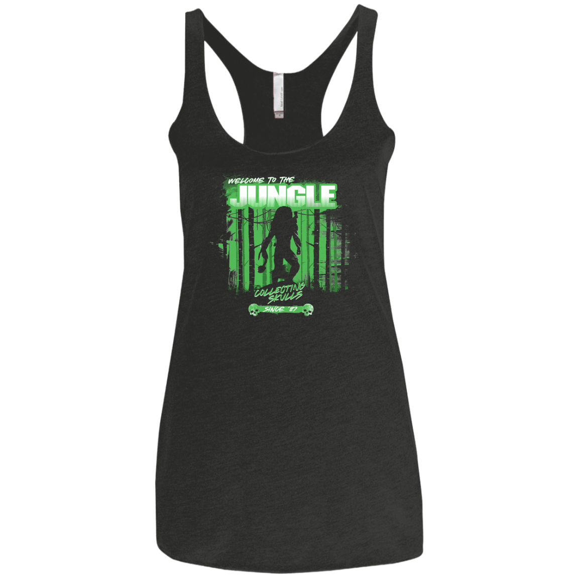 T-Shirts Vintage Black / X-Small Welcome to Jungle Women's Triblend Racerback Tank