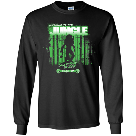 T-Shirts Black / YS Welcome to Jungle Youth Long Sleeve T-Shirt