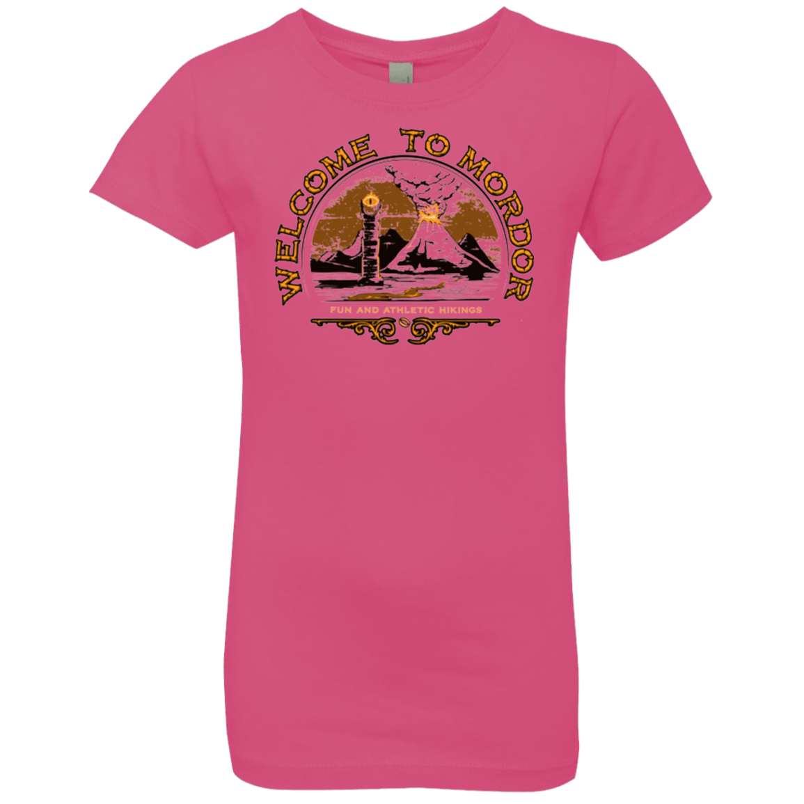 T-Shirts Hot Pink / YXS Welcome to Mordor Girls Premium T-Shirt