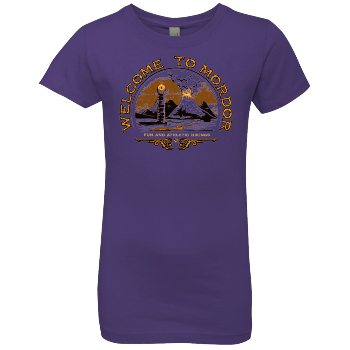 T-Shirts Purple Rush / YXS Welcome to Mordor Girls Premium T-Shirt