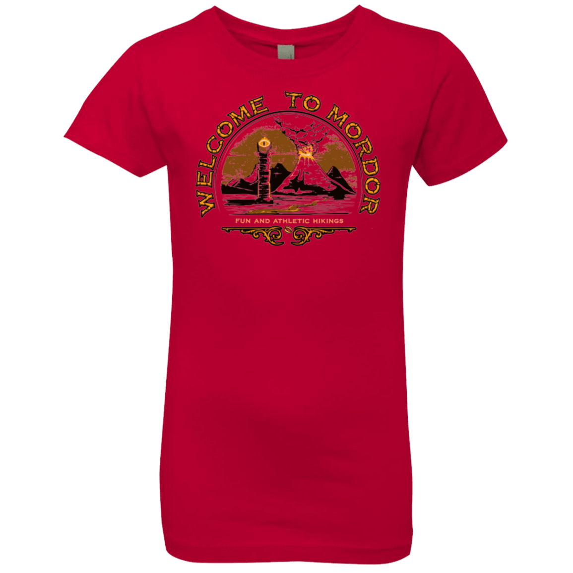 T-Shirts Red / YXS Welcome to Mordor Girls Premium T-Shirt