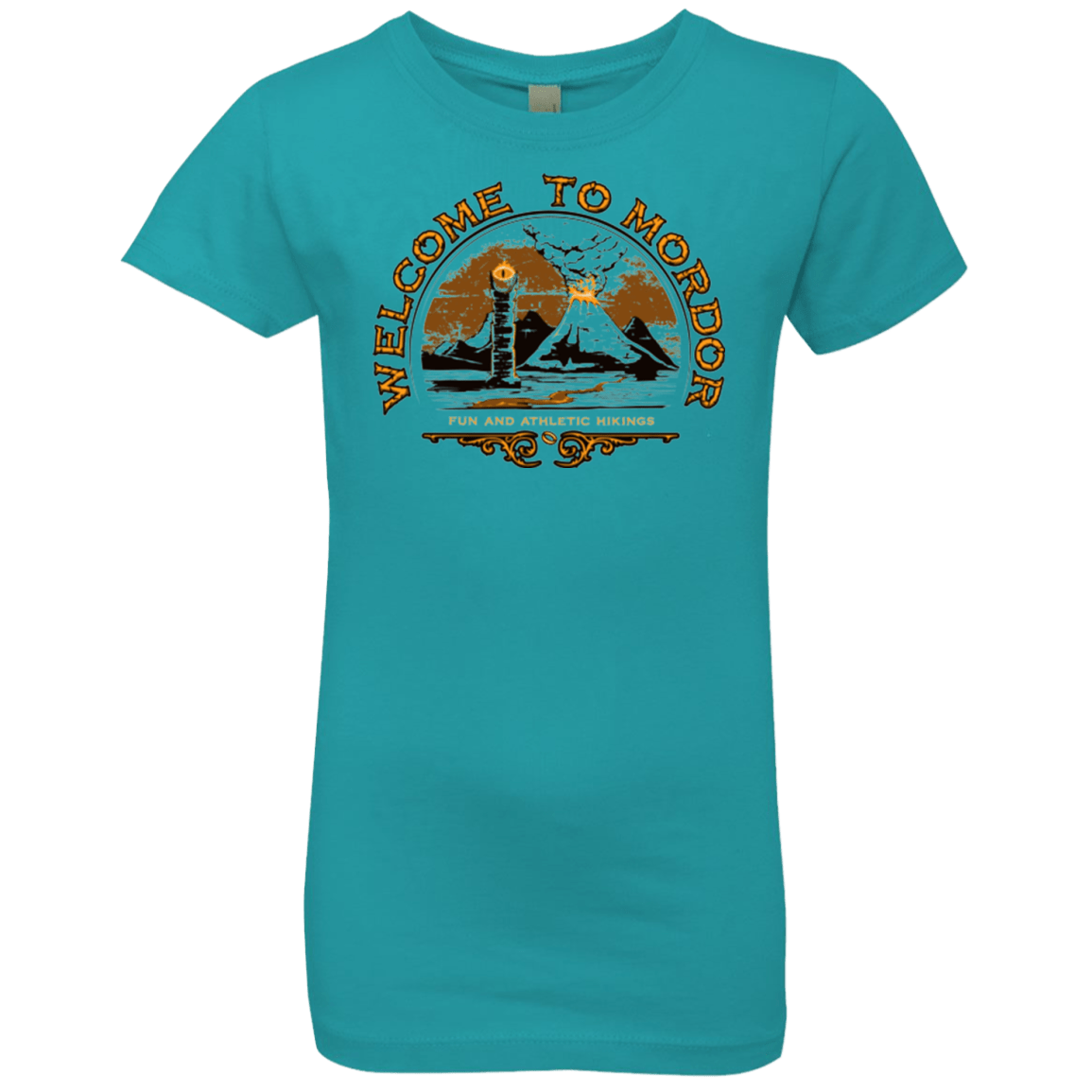 T-Shirts Tahiti Blue / YXS Welcome to Mordor Girls Premium T-Shirt