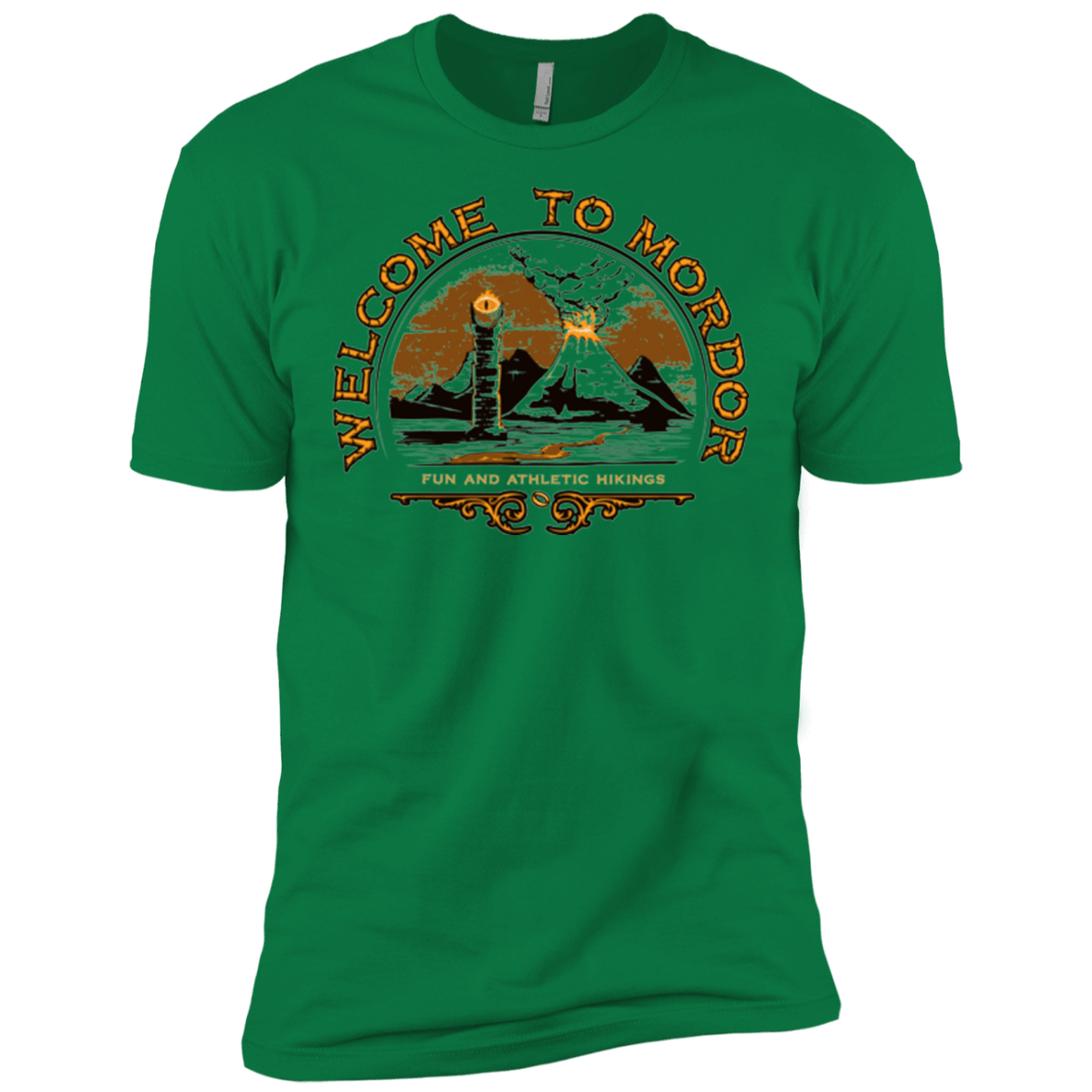 T-Shirts Kelly Green / X-Small Welcome to Mordor Men's Premium T-Shirt
