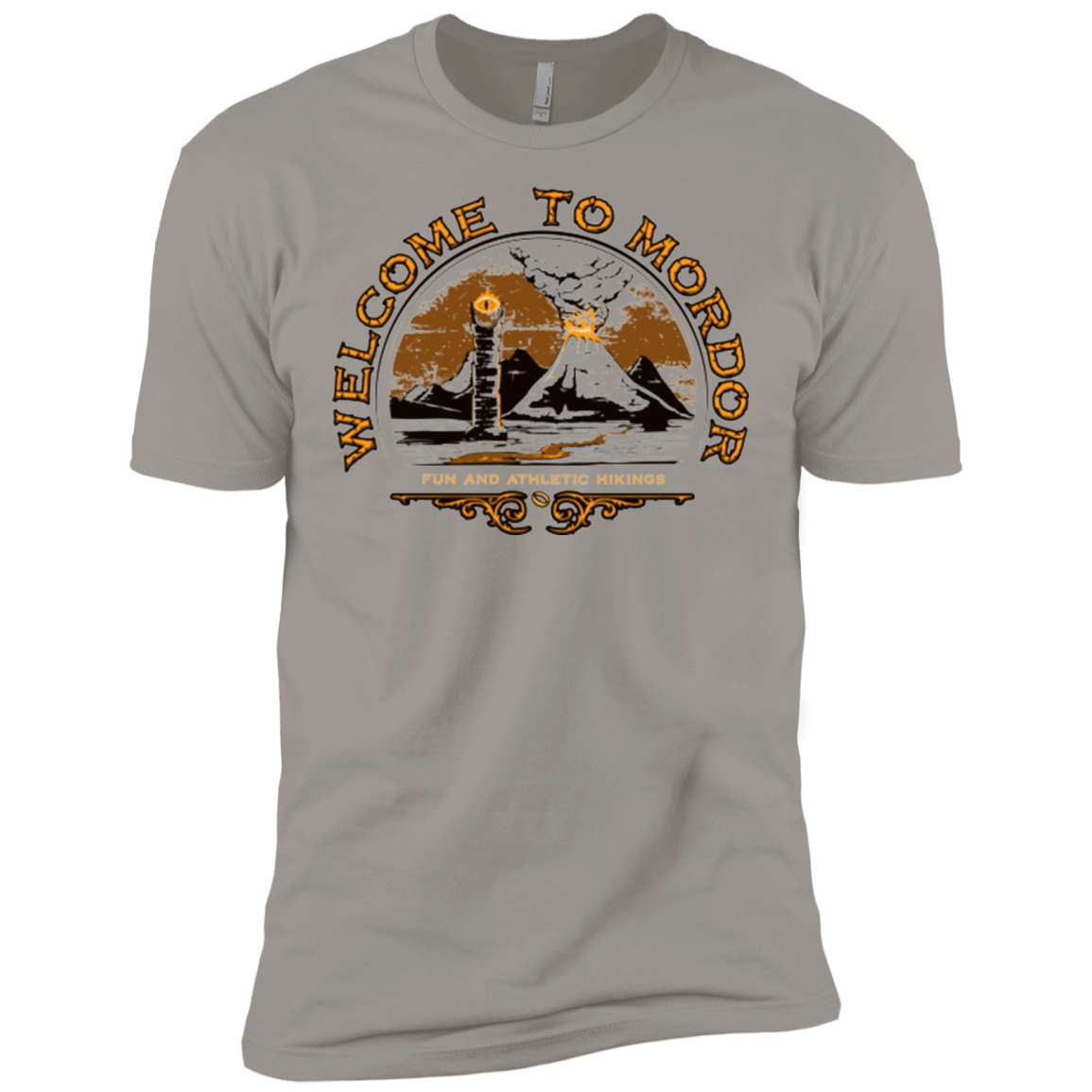 T-Shirts Light Grey / X-Small Welcome to Mordor Men's Premium T-Shirt