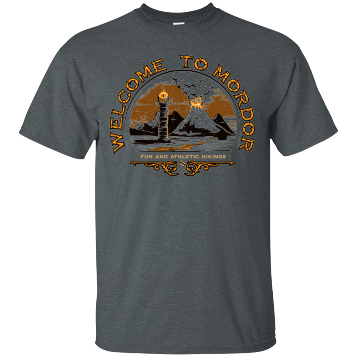 T-Shirts Dark Heather / Small Welcome to Mordor T-Shirt