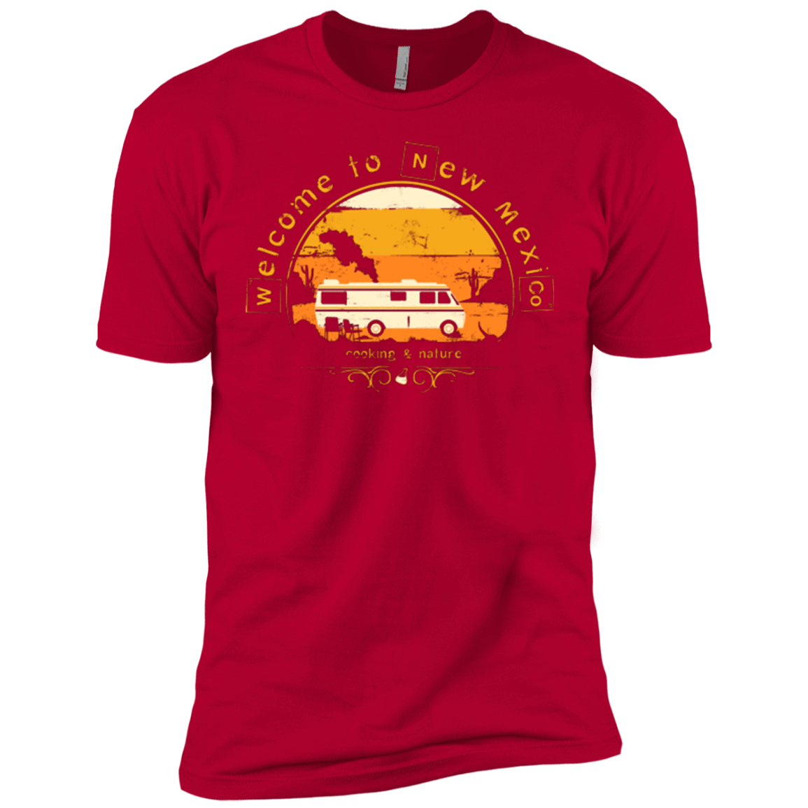 T-Shirts Red / X-Small Welcome to New Mexico Men's Premium T-Shirt