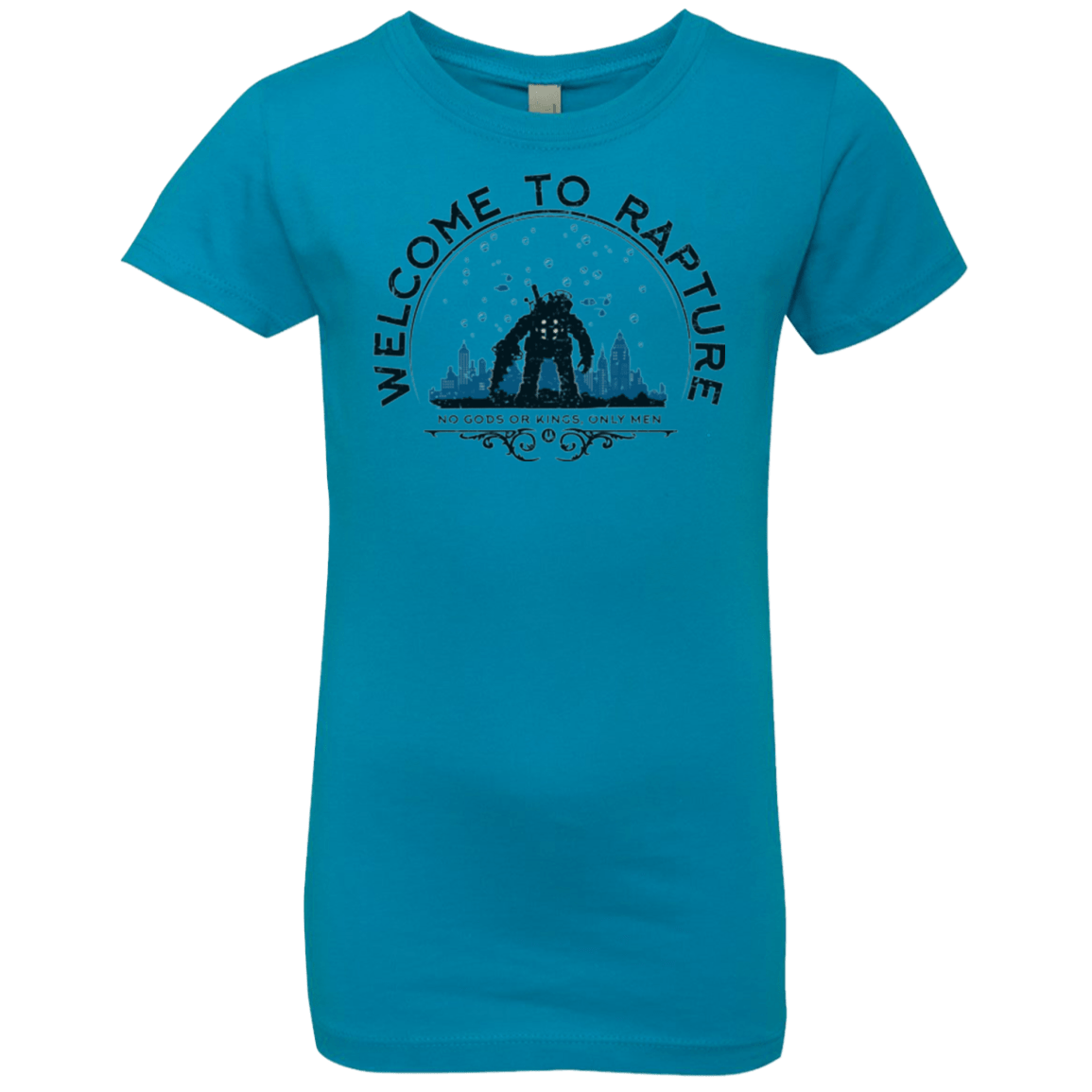 T-Shirts Turquoise / YXS Welcome to Rapture Girls Premium T-Shirt