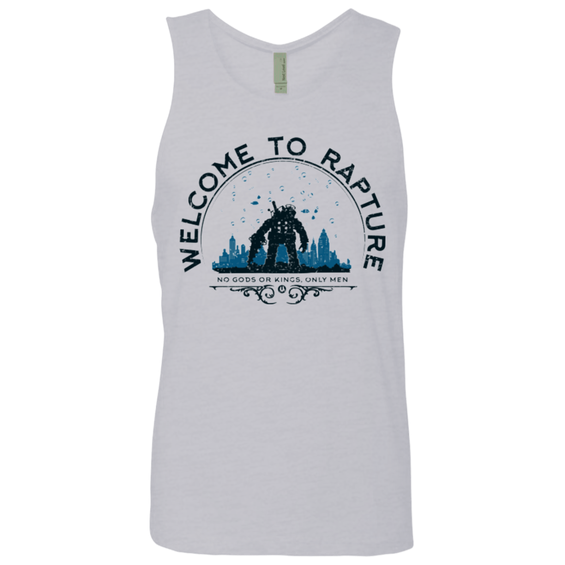 T-Shirts Heather Grey / Small Welcome to Rapture Men's Premium Tank Top