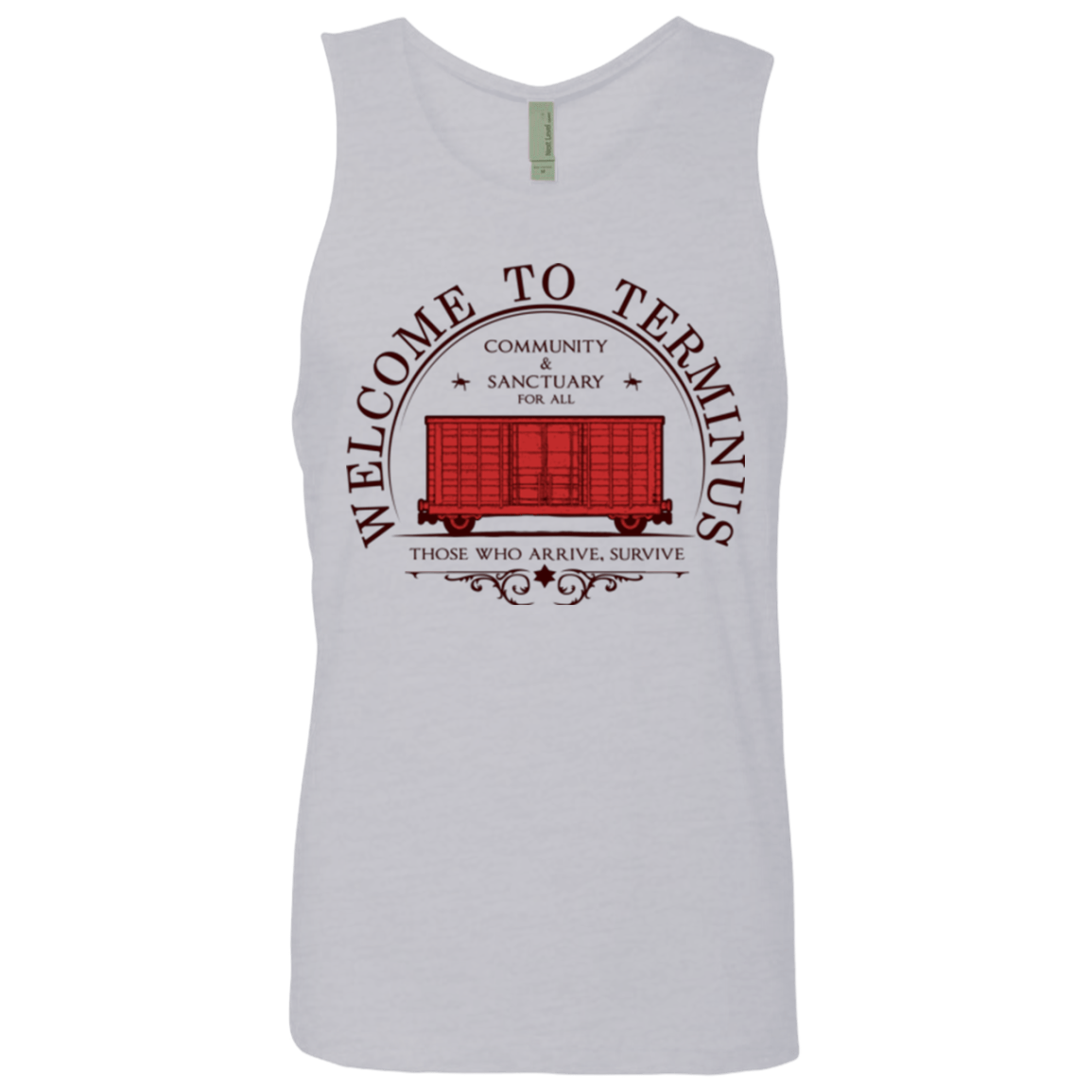 T-Shirts Heather Grey / Small Welcome to Terminus Men's Premium Tank Top