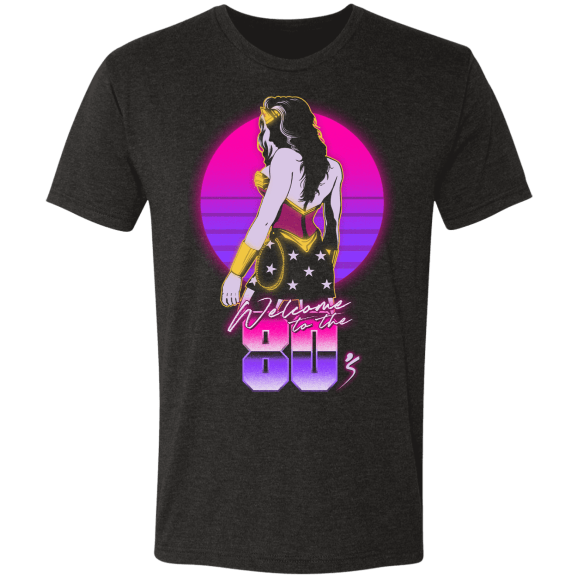 Welcome To The 80s Wonder Men's Triblend T-Shirt