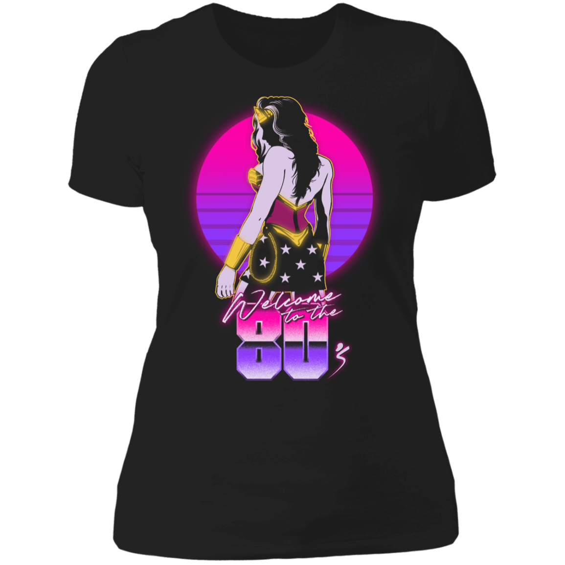 Welcome To The 80s Wonder Women's Premium T-Shirt