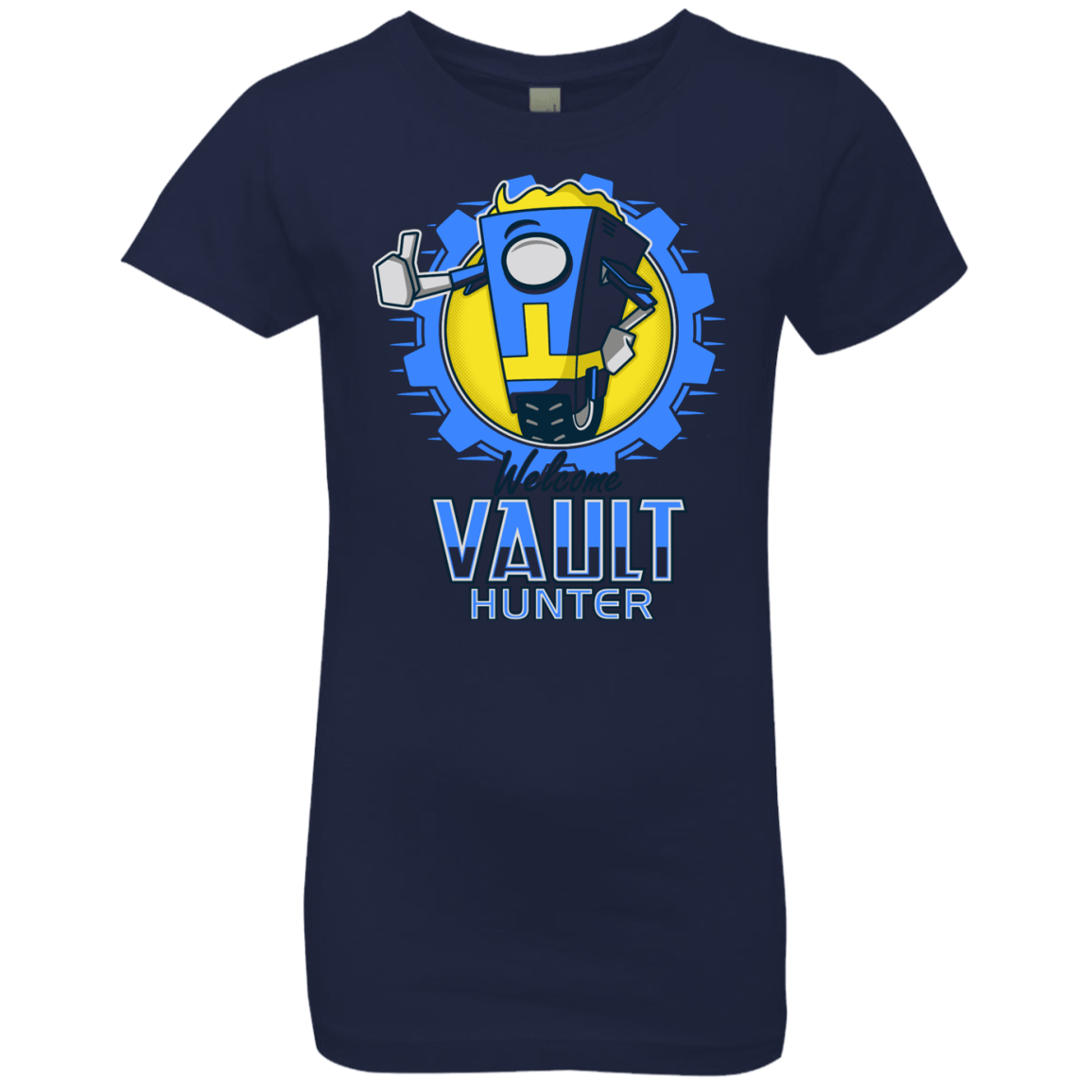 T-Shirts Midnight Navy / YXS Welcome Vault Hunter Girls Premium T-Shirt