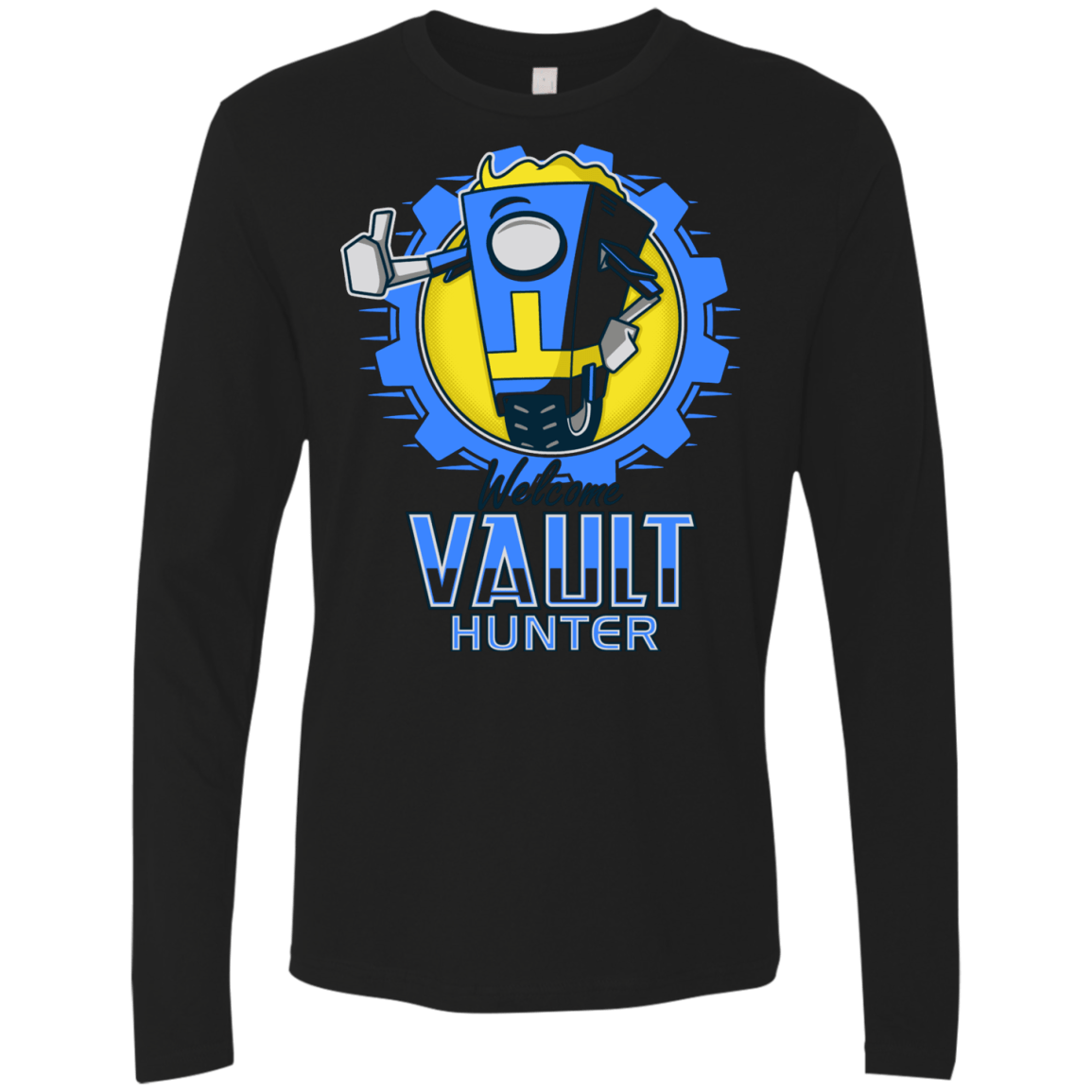 T-Shirts Black / Small Welcome Vault Hunter Men's Premium Long Sleeve