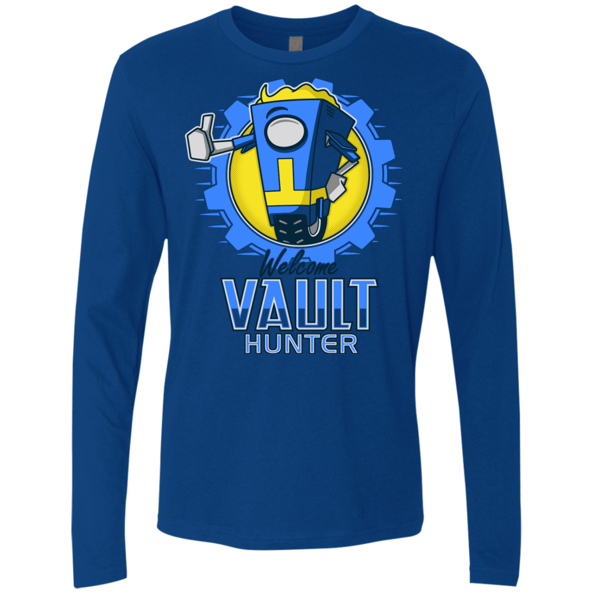 T-Shirts Royal / Small Welcome Vault Hunter Men's Premium Long Sleeve