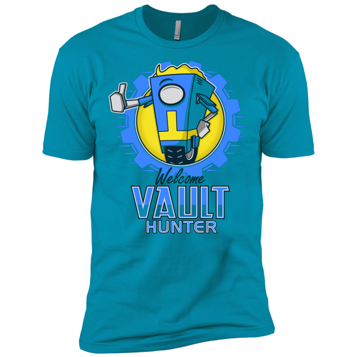 T-Shirts Turquoise / X-Small Welcome Vault Hunter Men's Premium T-Shirt