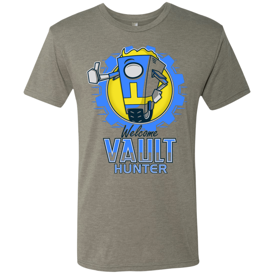 T-Shirts Venetian Grey / Small Welcome Vault Hunter Men's Triblend T-Shirt