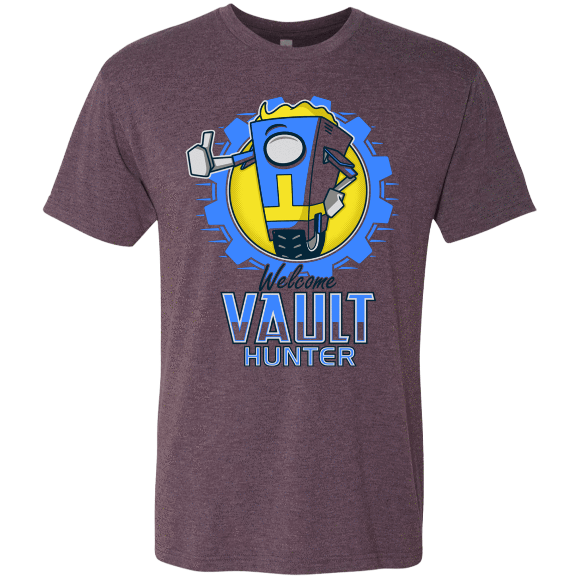 T-Shirts Vintage Purple / Small Welcome Vault Hunter Men's Triblend T-Shirt
