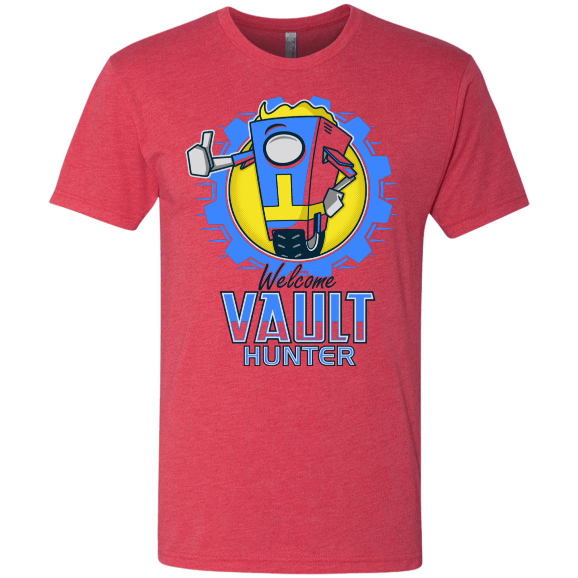 T-Shirts Vintage Red / Small Welcome Vault Hunter Men's Triblend T-Shirt