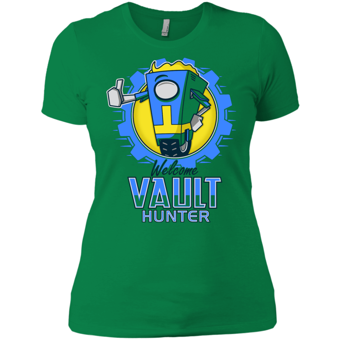 T-Shirts Kelly Green / X-Small Welcome Vault Hunter Women's Premium T-Shirt
