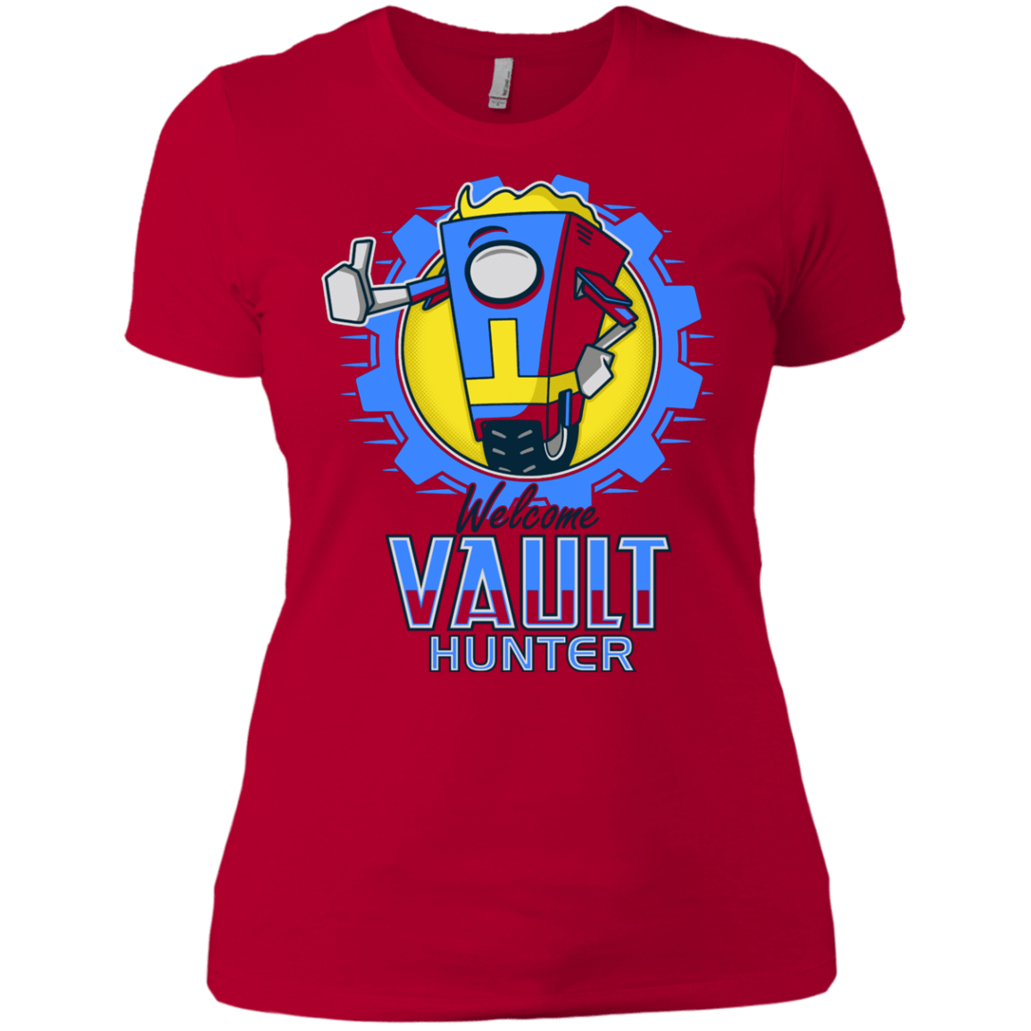 T-Shirts Red / X-Small Welcome Vault Hunter Women's Premium T-Shirt