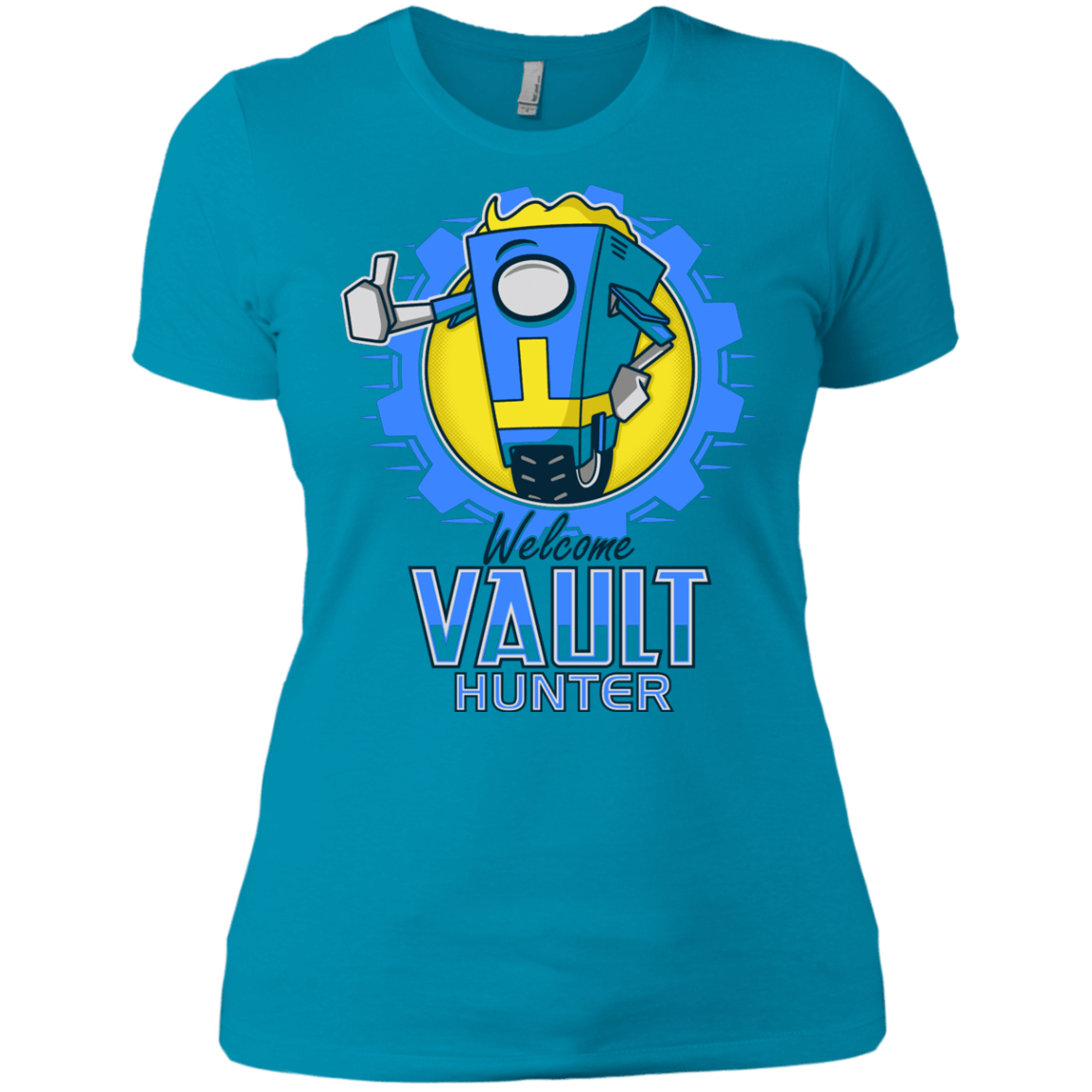 T-Shirts Turquoise / X-Small Welcome Vault Hunter Women's Premium T-Shirt