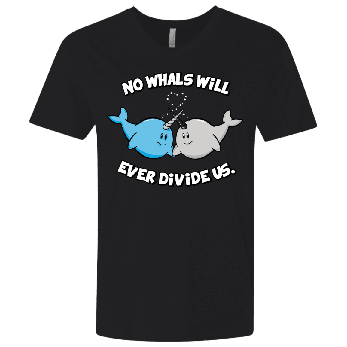 T-Shirts Black / X-Small Whals Men's Premium V-Neck