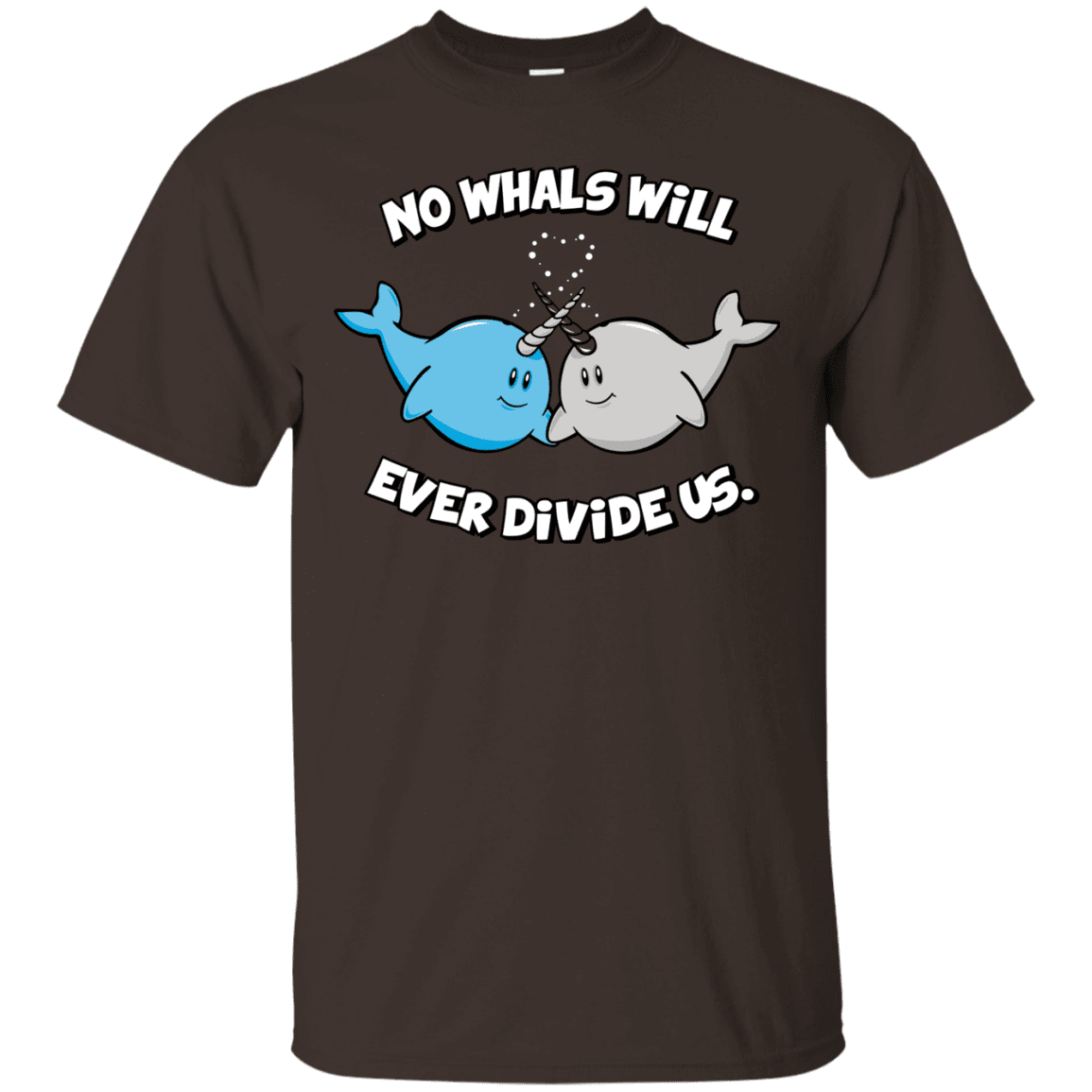 T-Shirts Dark Chocolate / Small Whals T-Shirt
