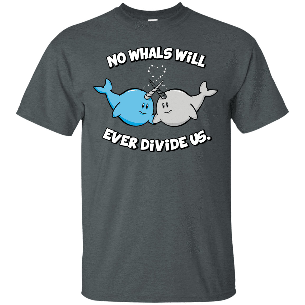 T-Shirts Dark Heather / Small Whals T-Shirt