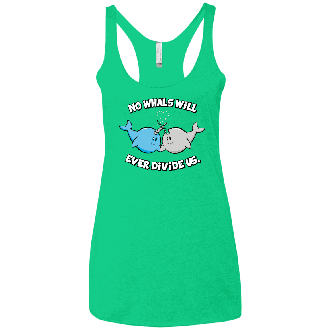T-Shirts Envy / X-Small Whals Women's Triblend Racerback Tank