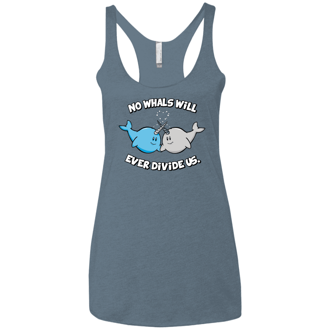 T-Shirts Indigo / X-Small Whals Women's Triblend Racerback Tank