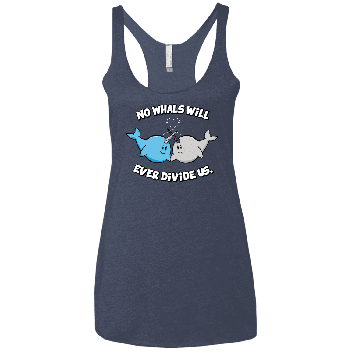 T-Shirts Vintage Navy / X-Small Whals Women's Triblend Racerback Tank