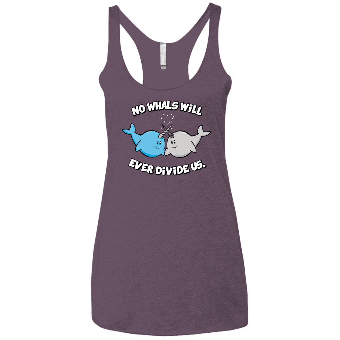 T-Shirts Vintage Purple / X-Small Whals Women's Triblend Racerback Tank