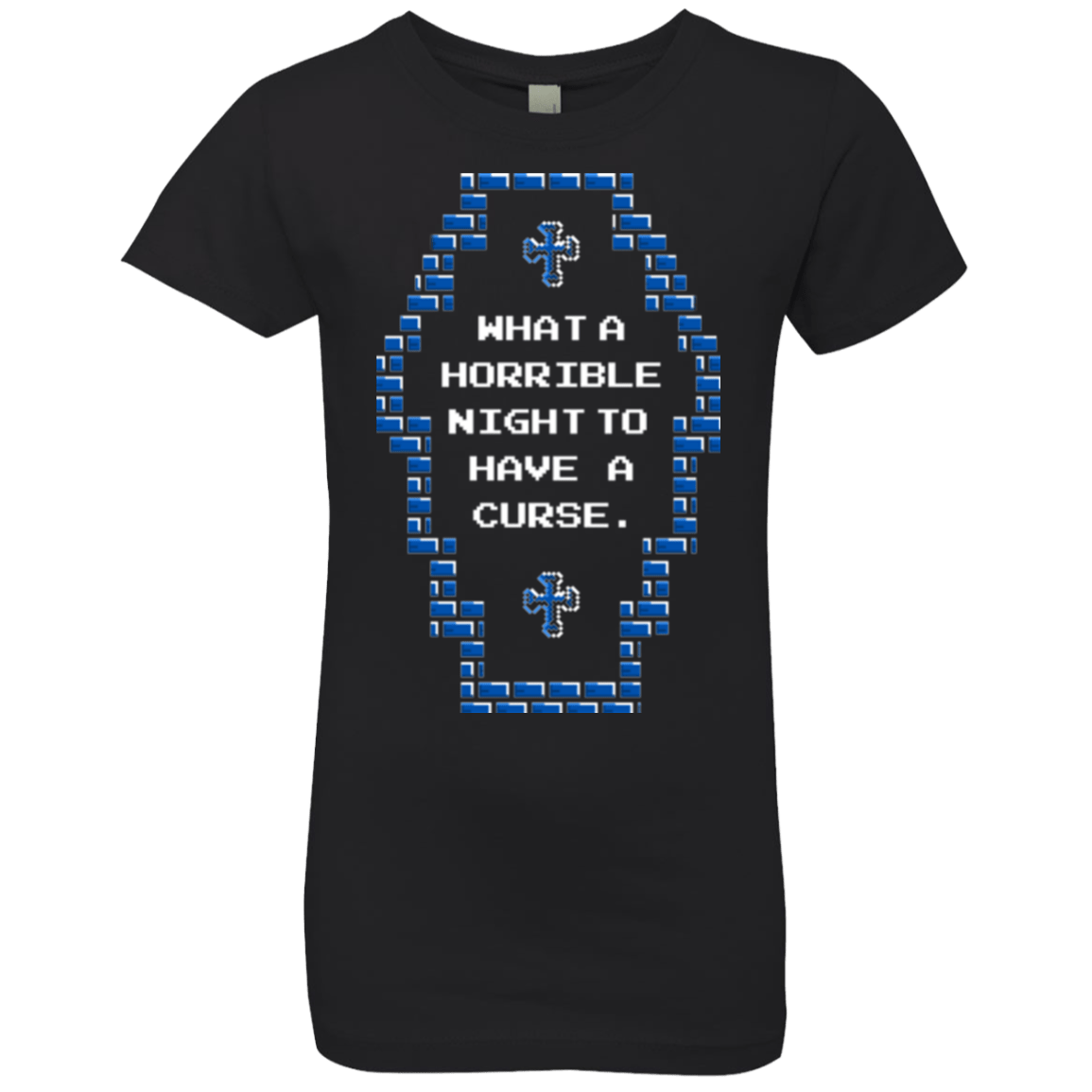 T-Shirts Black / YXS What a Horrible Night Girls Premium T-Shirt