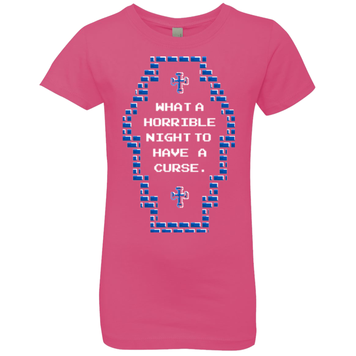 T-Shirts Hot Pink / YXS What a Horrible Night Girls Premium T-Shirt