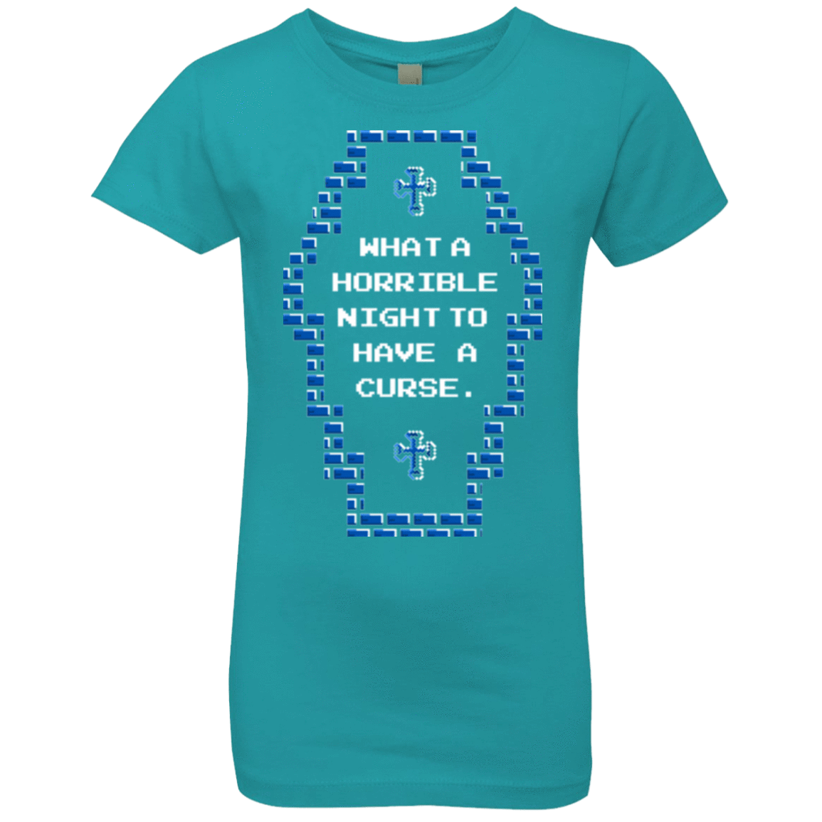 T-Shirts Tahiti Blue / YXS What a Horrible Night Girls Premium T-Shirt