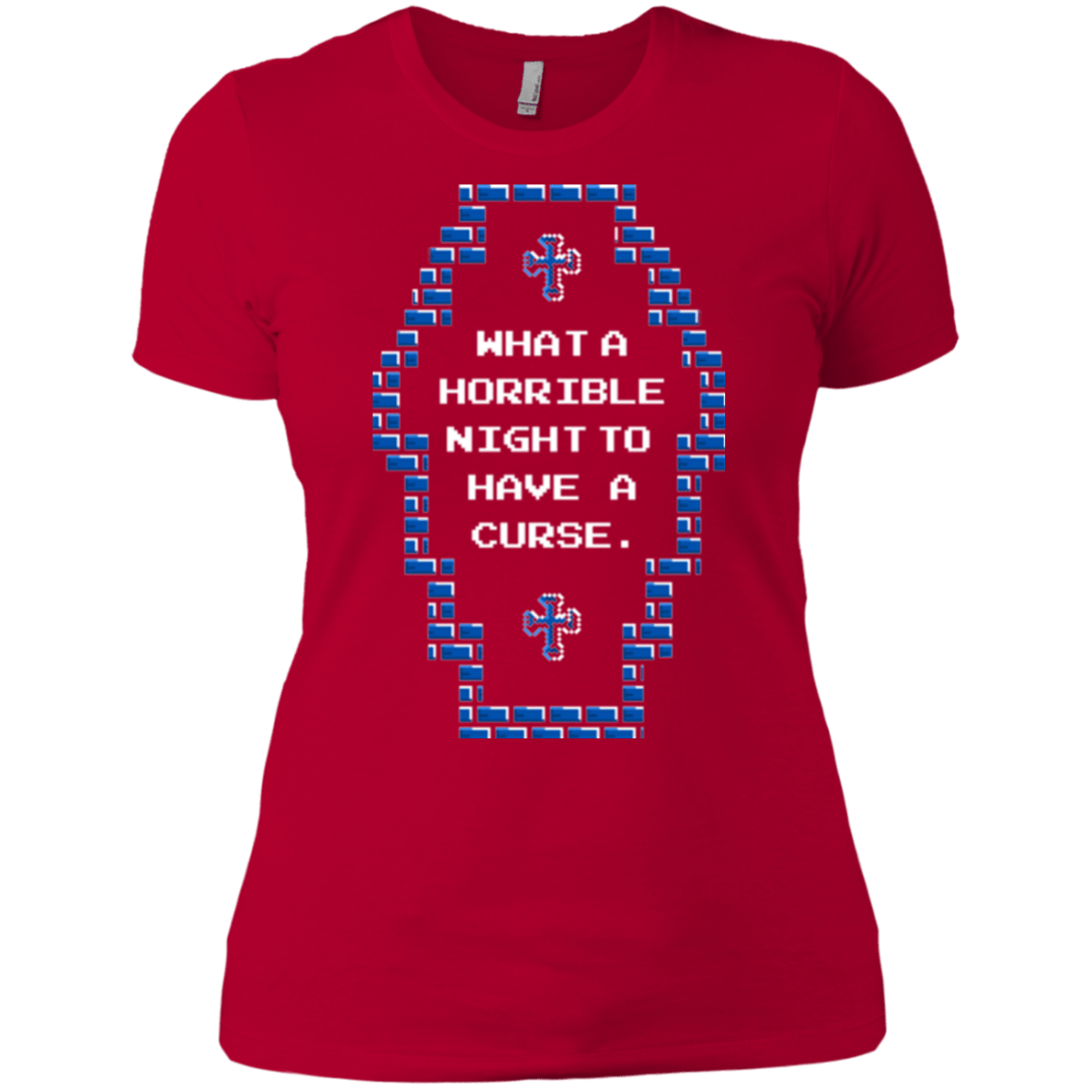 T-Shirts Red / X-Small What a Horrible Night Women's Premium T-Shirt