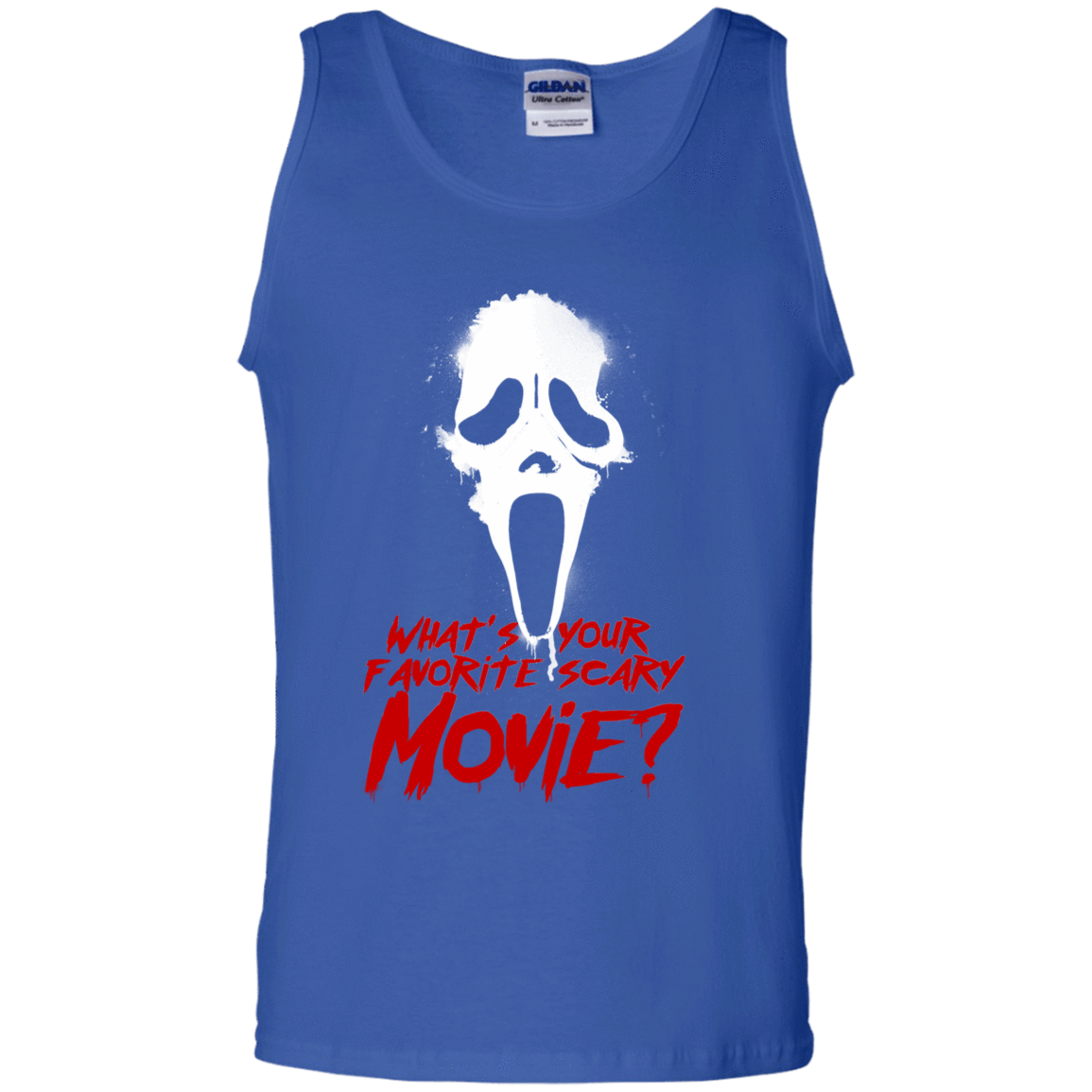 T-Shirts Royal / S What's Your Favorite Scary Movie Men's Tank Top