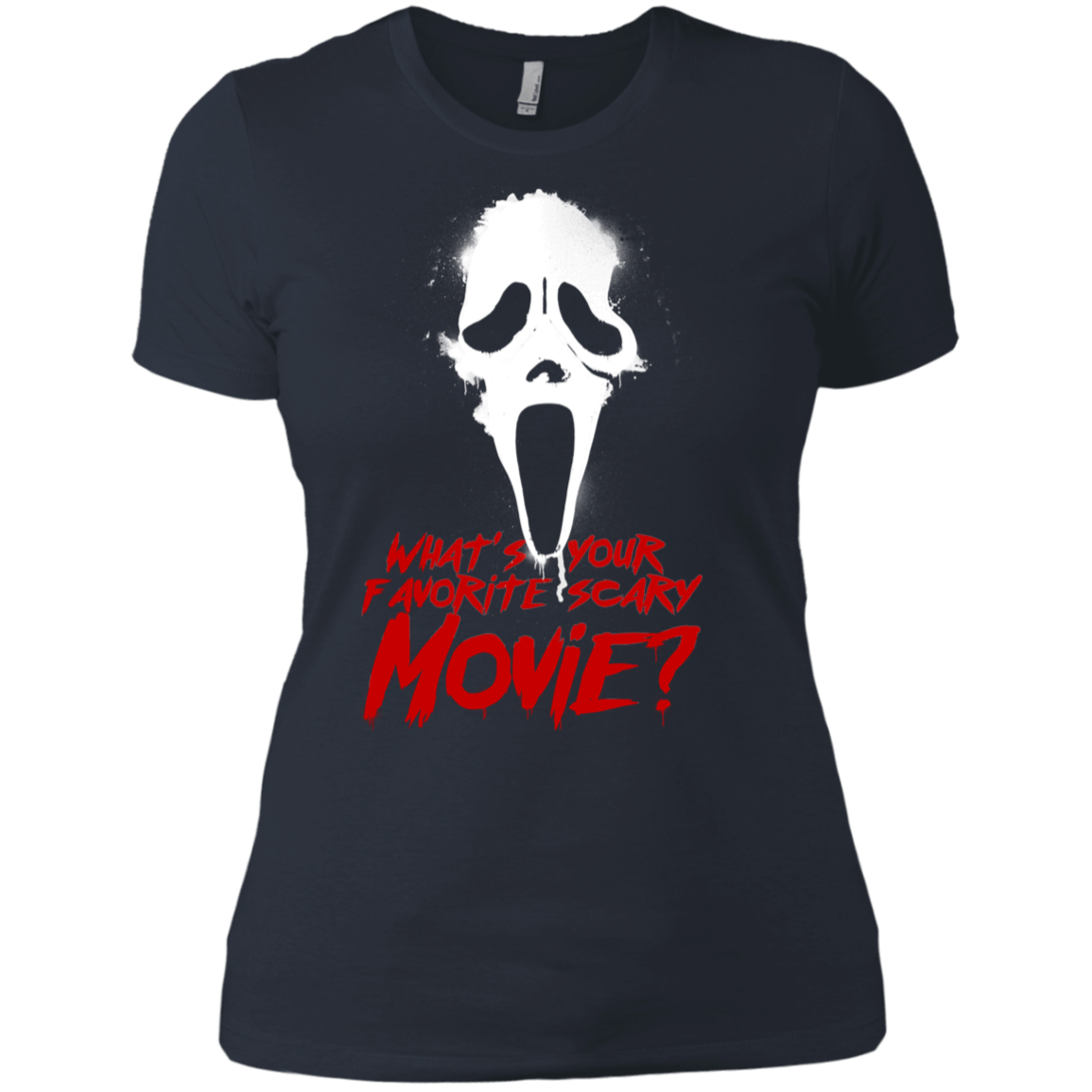 T-Shirts Indigo / X-Small What's Your Favorite Scary Movie Women's Premium T-Shirt