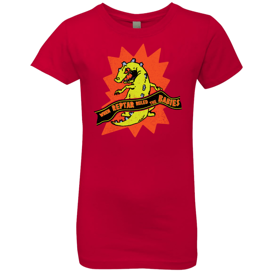T-Shirts Red / YXS When Reptar Ruled The Babies Girls Premium T-Shirt