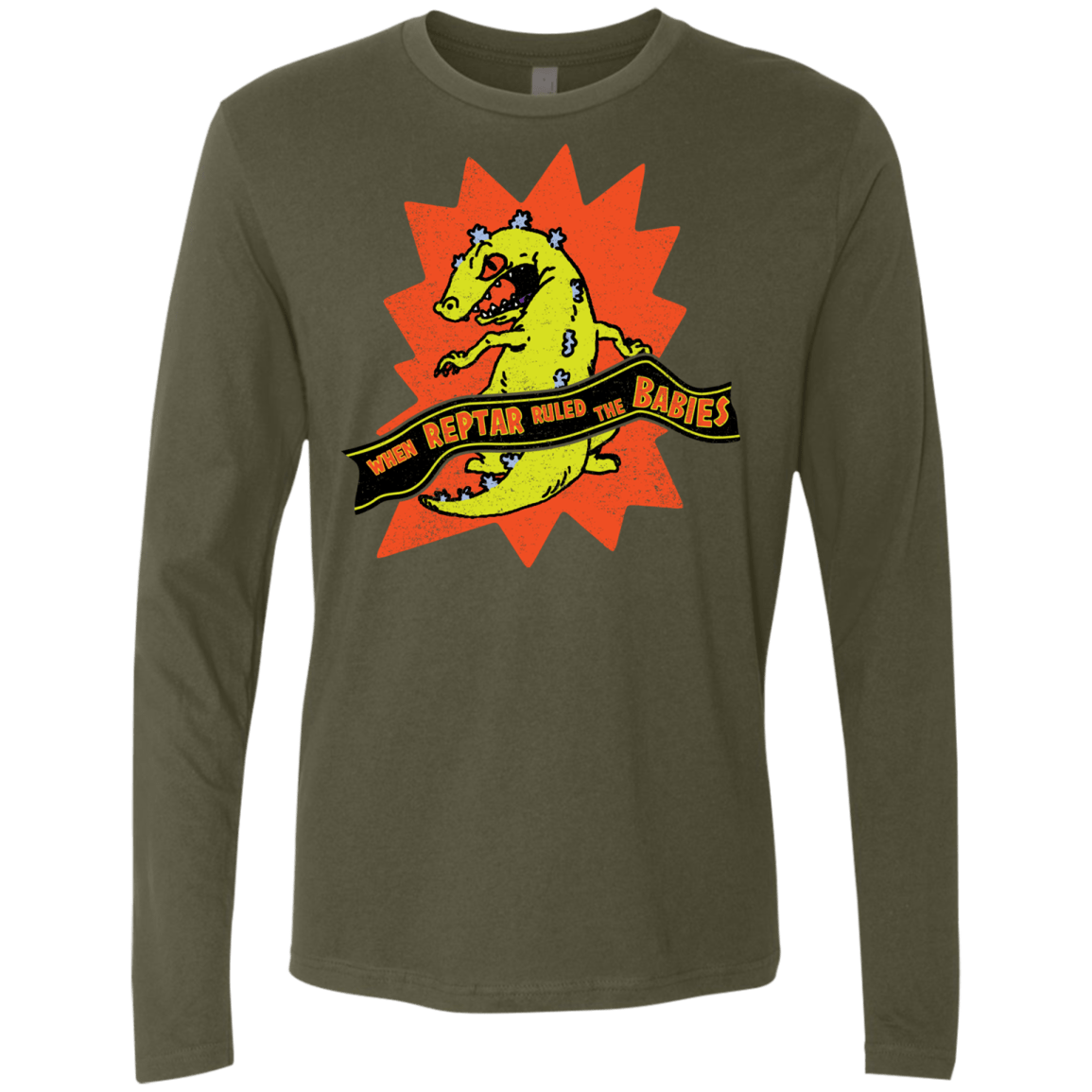 When Reptar Ruled The Babies Men's Premium Long Sleeve