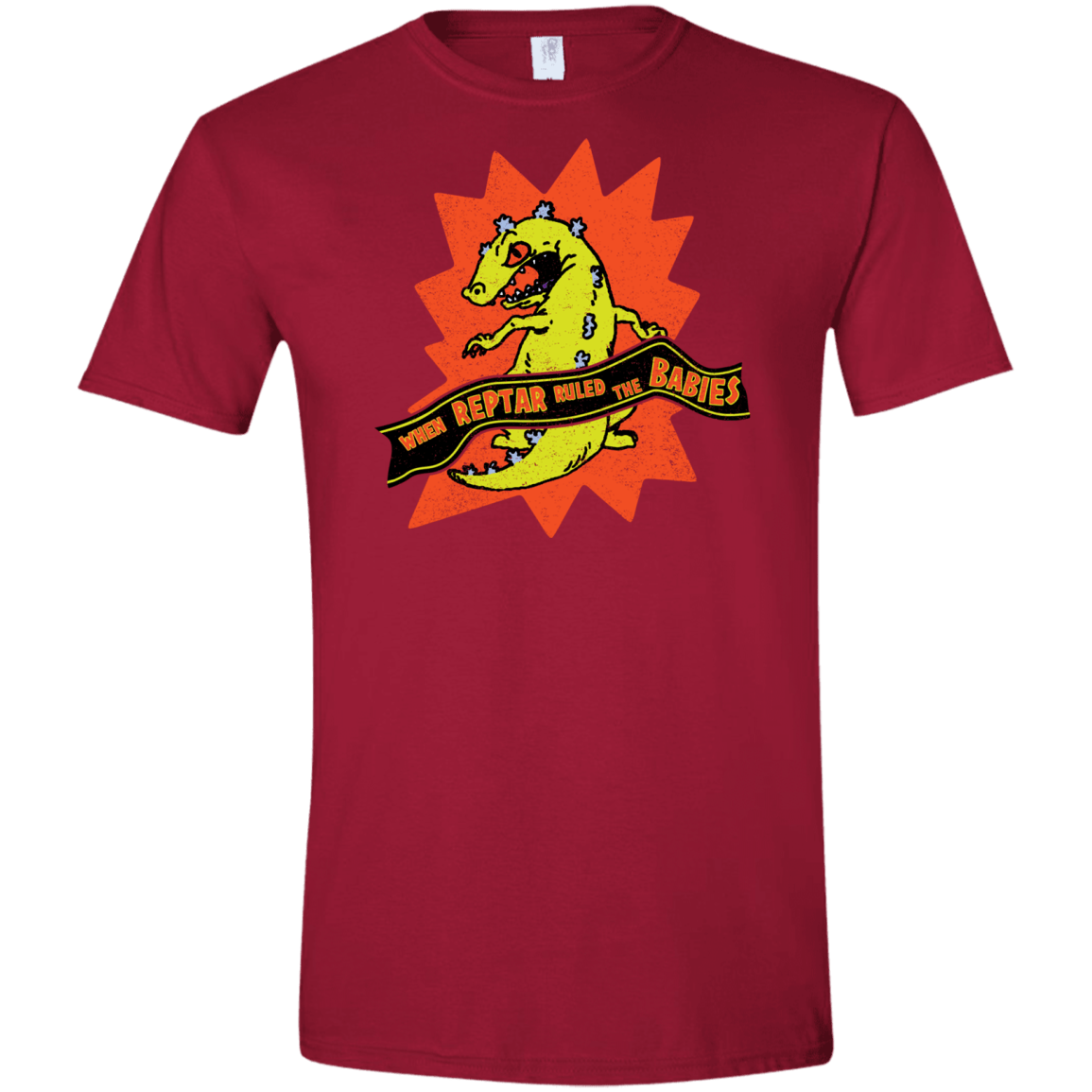 When Reptar Ruled The Babies Men's Semi-Fitted Softstyle