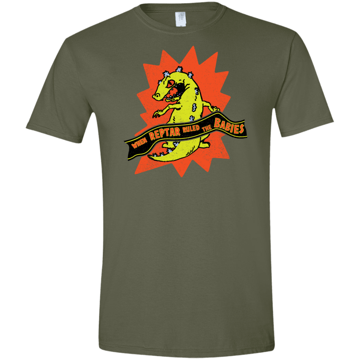 When Reptar Ruled The Babies Men's Semi-Fitted Softstyle